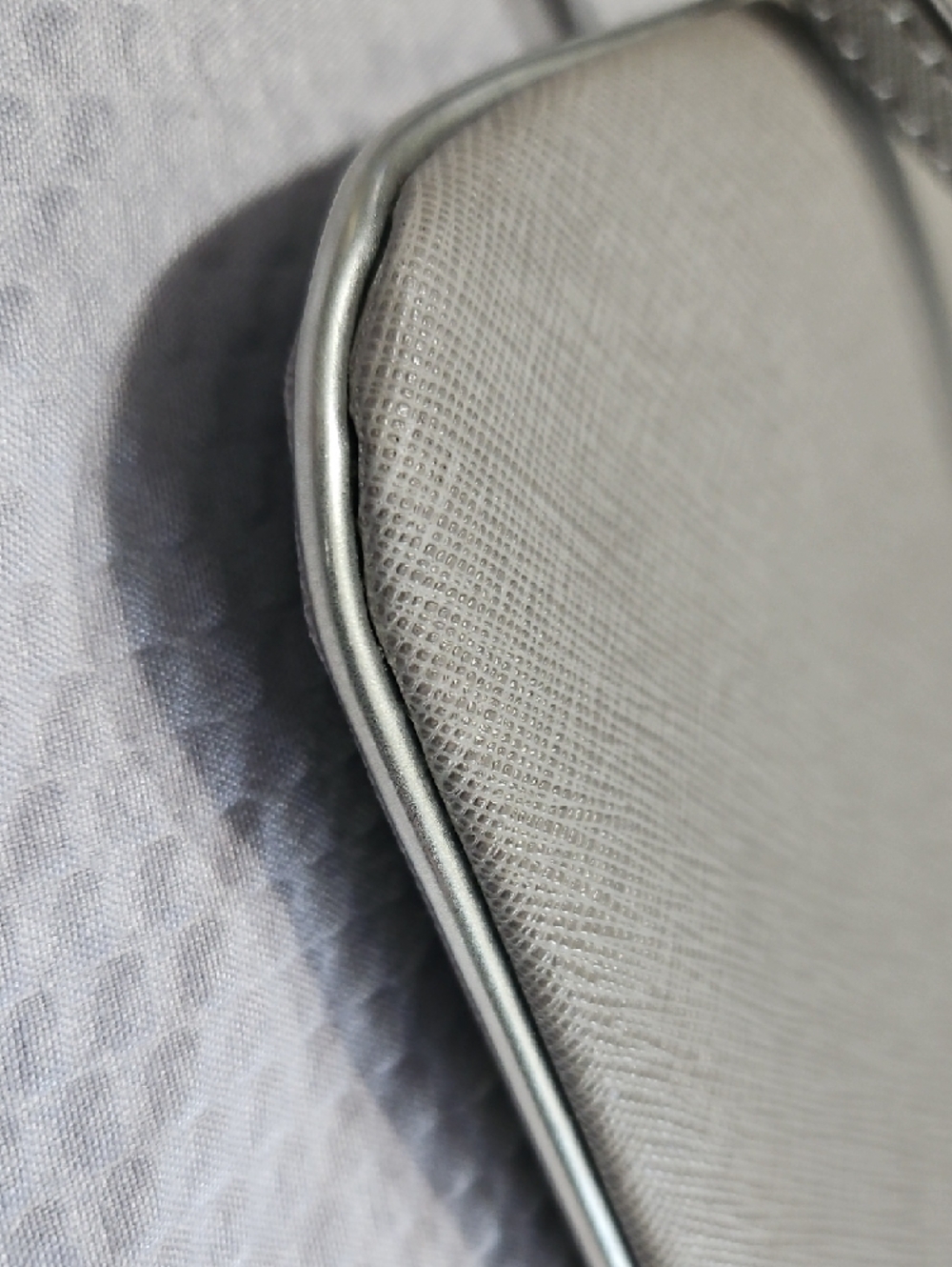 Michael Kors Jet Set Silver Crossbody Purse Clutch NWOT - Picture 5 of 16
